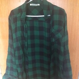 Green Plaid Shirt